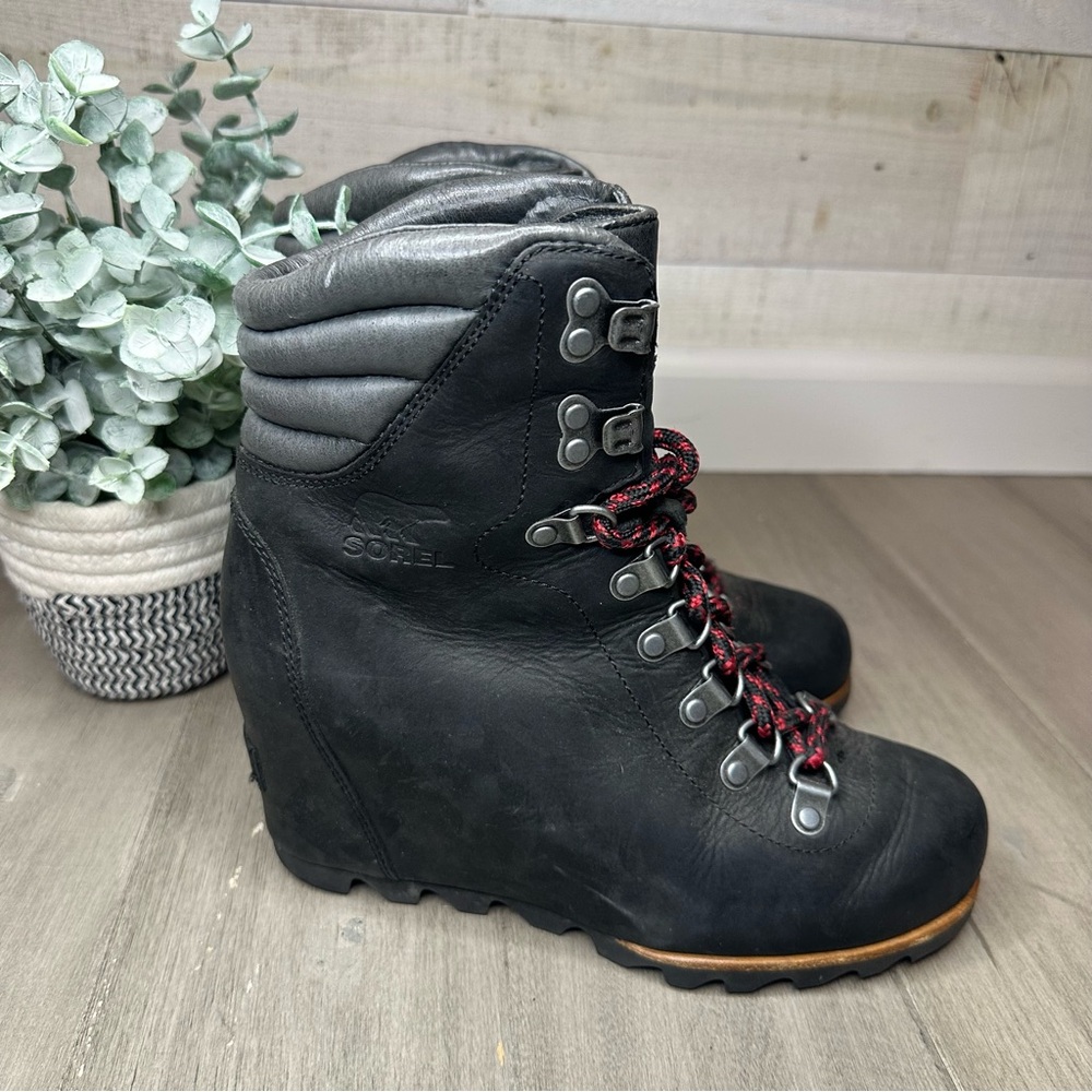 SOREL WOMEN'S CONQUEST WEDGE WATERPROOF SNOW BOOTS  7 - Picture 5 of 16